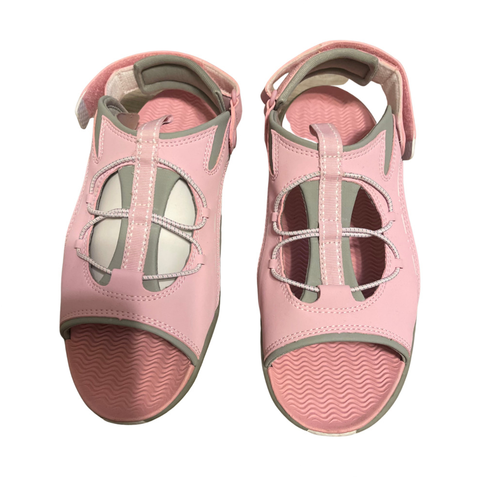 Lands' End Girls Pink Hydro Quest Sport Sandals Size 5 NEW WITH BOX